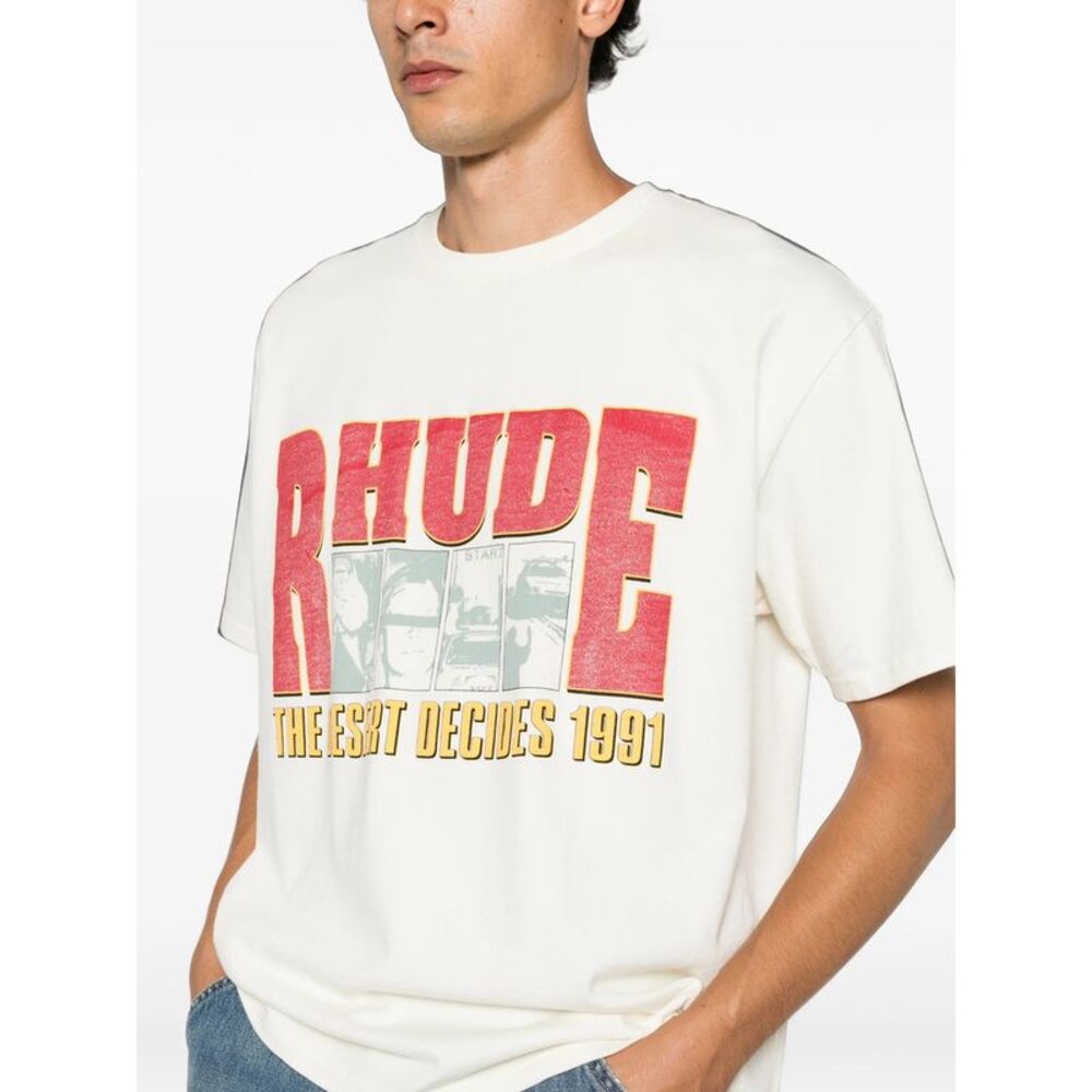 Rhude Neutrals T-Shirts & Vests - T-Shirts Men